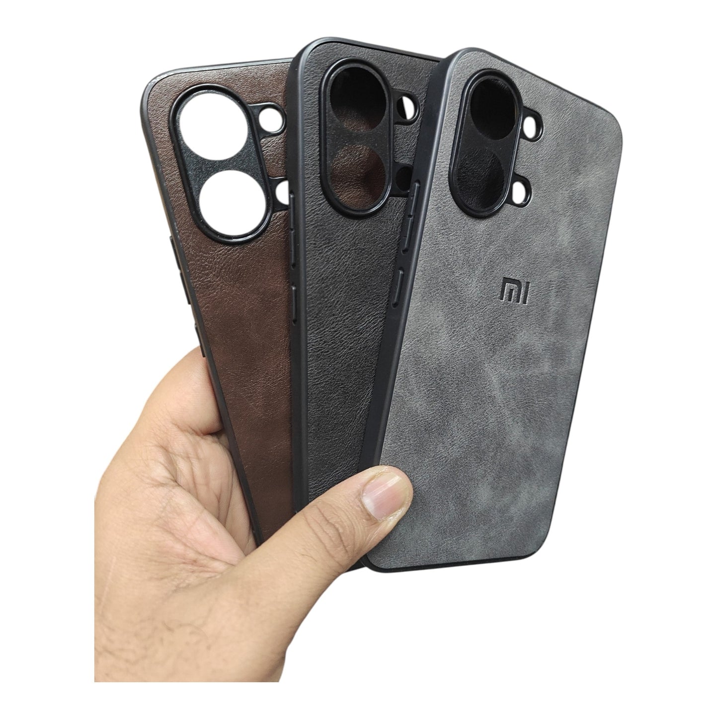 Poco X8 Pro Max 5G Luxury Leather ( Side Soft, Back Hard ) Premium Quality Back Cover Case