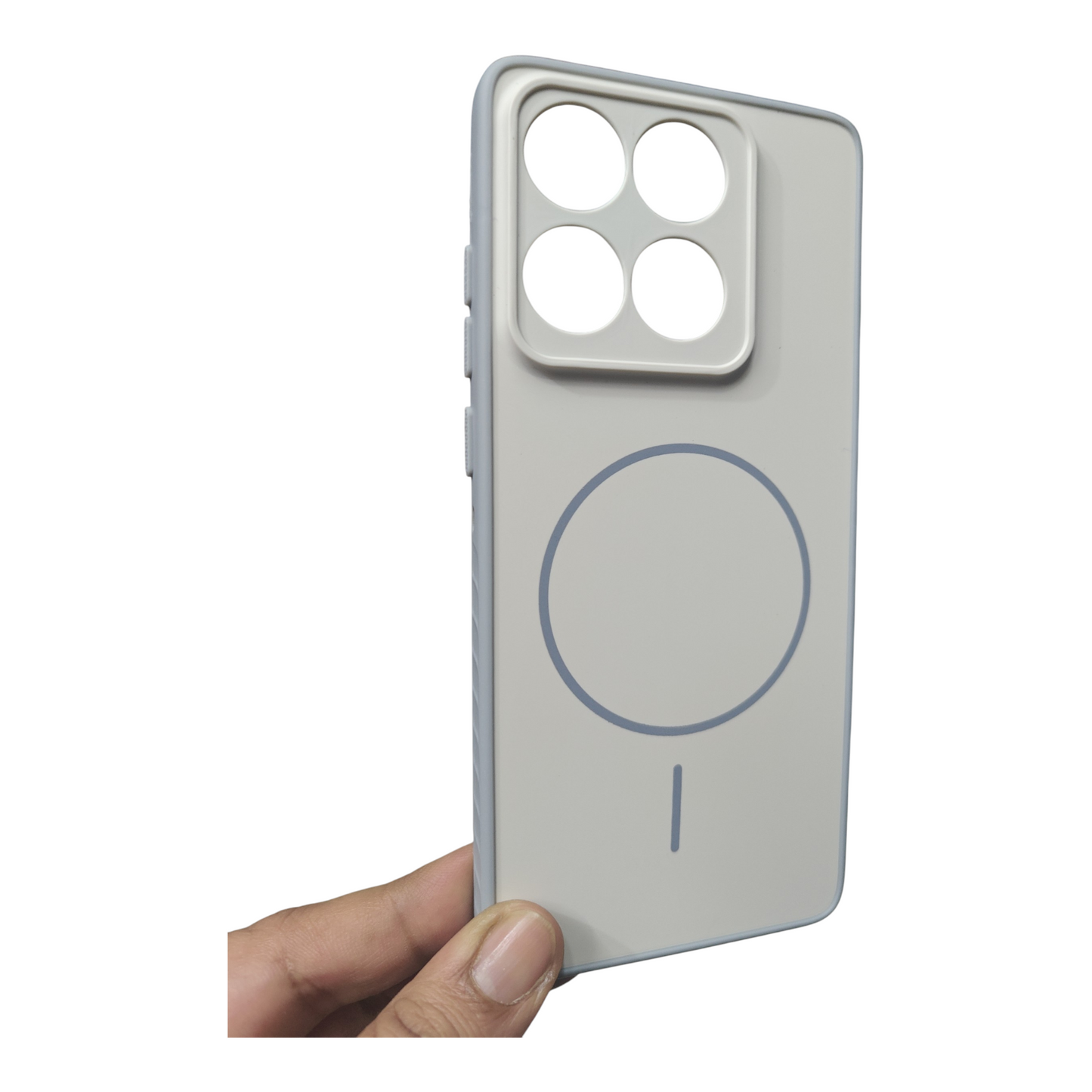 Motorola Moto Edge 60 Pro / Motorola Moto Edge 60 Fusion 5G Premium Quality Grip Design ( Side Soft, Back Hard ) Back Cover Case ( No Magsafe, Only Design)