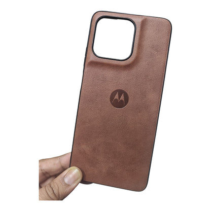 Motorola Moto G67 Power / G 67 Power / G57 / G 57 Power 5G Luxury Leather ( Side Soft, Back Hard ) Premium Quality Back Cover Case