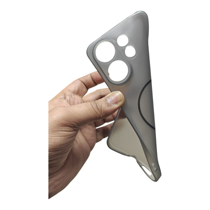 Vivo V60 / V60E / T4 Pro 5G Premium Quality Matte Silicon Soft Back Cover Case ( No Magsafe, Only Design )