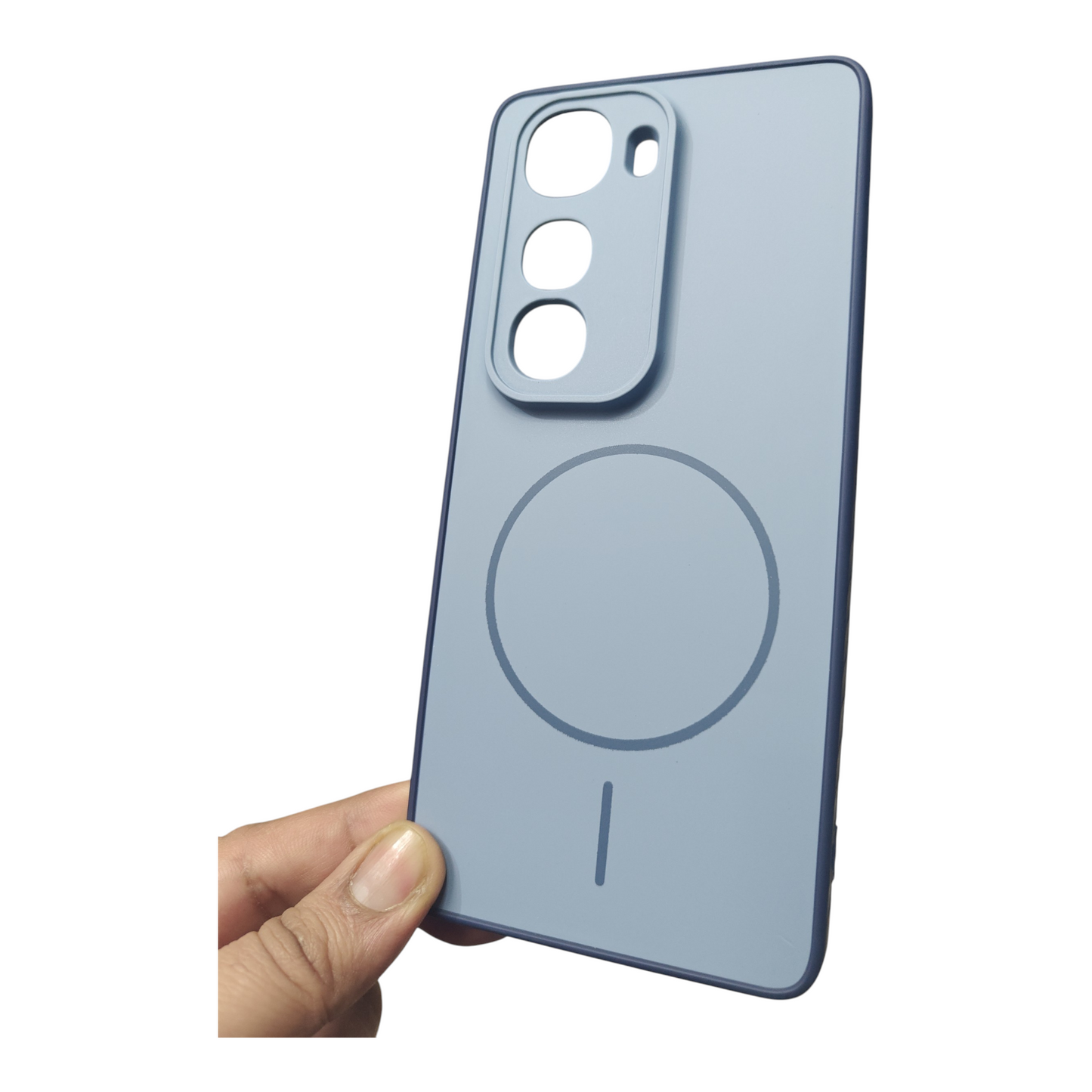 Vivo Y400 Pro 5G Premium Quality Grip Design ( Side Soft, Back Hard ) Back Cover Case ( No Magsafe, Only Design) - Royal Star