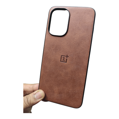 OnePlus 15R 5G Luxury Leather ( Side Soft, Back Hard ) Premium Quality Back Cover Case