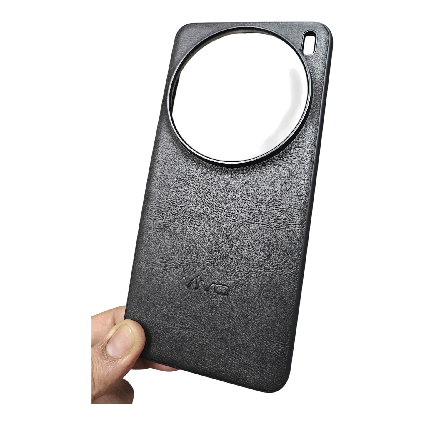 Vivo X200 Pro 5G Luxury Leather Premium quality ( Side Soft, Back Hard ) Back Cover Case