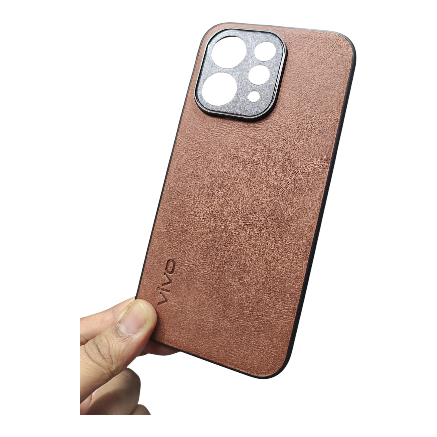 Vivo V70 / V70 Elite 5G Luxury Leather ( Side Soft, Back Hard ) Premium Quality Back Cover Case