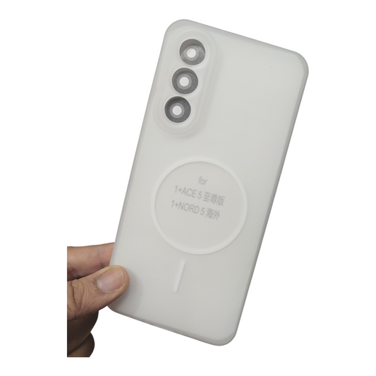 OnePlus Nord 5 / Nord5 5G Premium Quality Matte Silicon Soft Back Cover Case ( No Magsafe, Only Design )