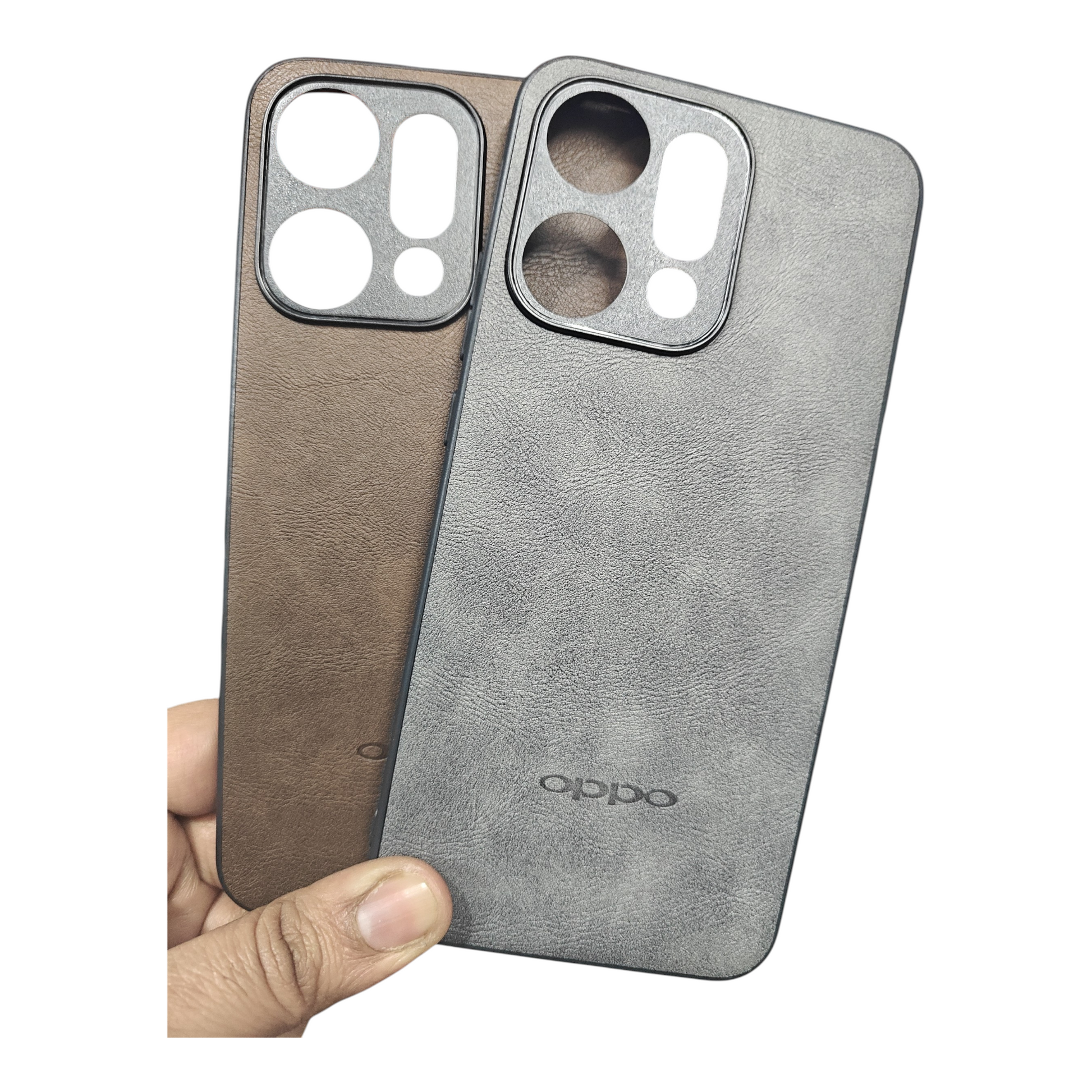 Oppo Reno 14 Pro 5G Luxury Leather ( Side Soft, Back Hard ) Back Cover Case - Royal Star