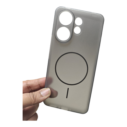 Vivo V60 / V60E / T4 Pro 5G Premium Quality Matte Silicon Soft Back Cover Case ( No Magsafe, Only Design )