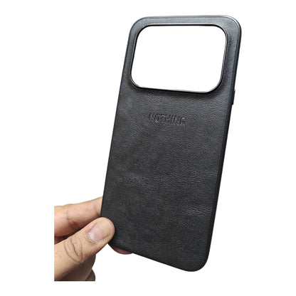 Nothing Phone 4A Pro 5G Luxury Leather ( Side Soft, Back Hard ) Premium Quality Back Cover Case