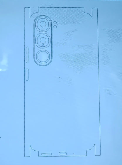 Vivo Y31 5G Matte & Glossy Finish Back Lamination Membrane Protector Protection Guard - Royal Star