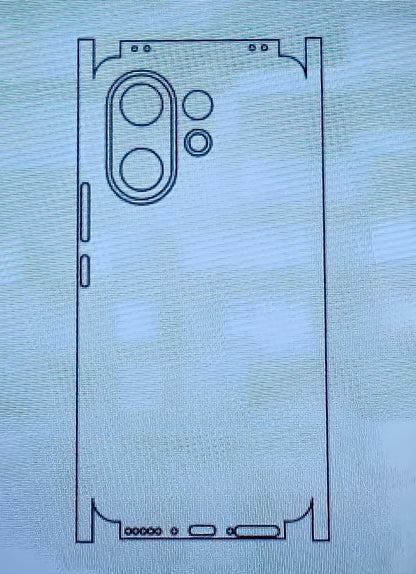 Vivo T4 Pro 5G Matte & Glossy Finish Back Lamination Membrane Protector Protection Guard - Royal Star