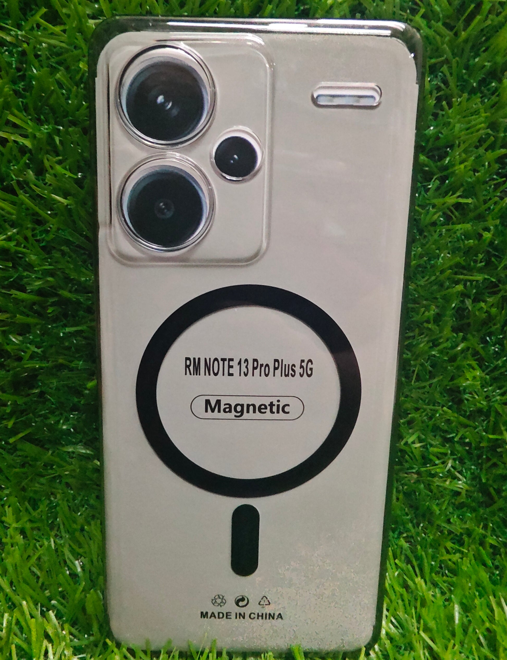 Xiaomi Redmi Note 13 Pro Plus 5G Anti Yellow Premium Quality Magsafe Crystal Clear Hard Plastic Back Cover Case - Royal Star