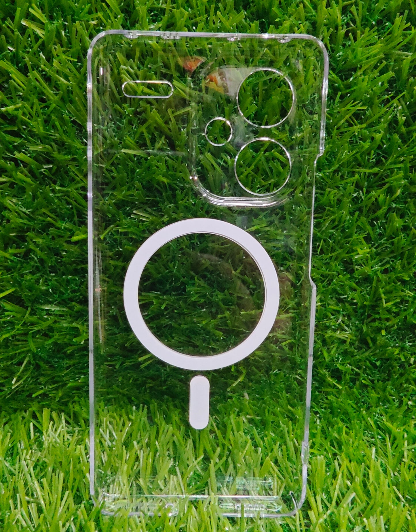 Xiaomi Redmi Note 13 Pro Plus 5G Anti Yellow Premium Quality Magsafe Crystal Clear Hard Plastic Back Cover Case - Royal Star