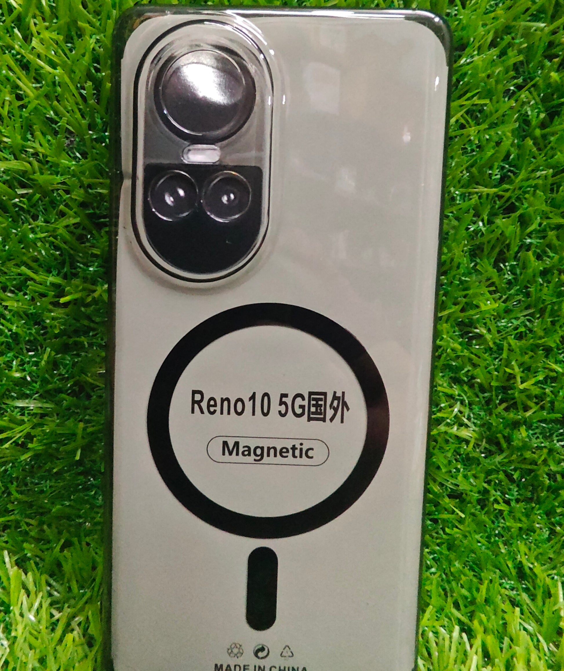 Oppo Reno 10 / Reno 10 Pro 5G Anti Yellow Premium Quality Magsafe Crystal Clear Hard Plastic Back Cover Case - Royal Star