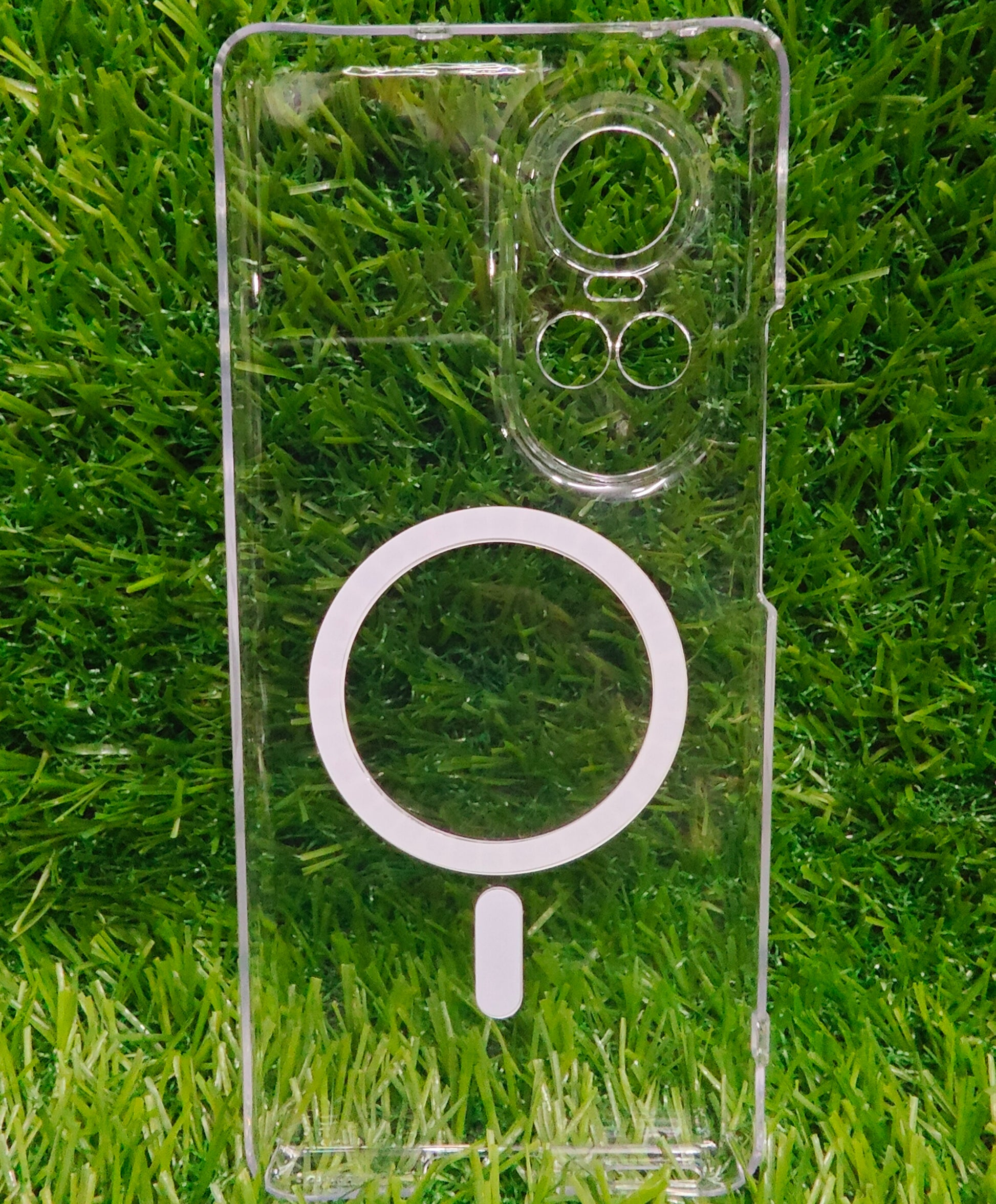 Oppo Reno 10 / Reno 10 Pro 5G Anti Yellow Premium Quality Magsafe Crystal Clear Hard Plastic Back Cover Case - Royal Star