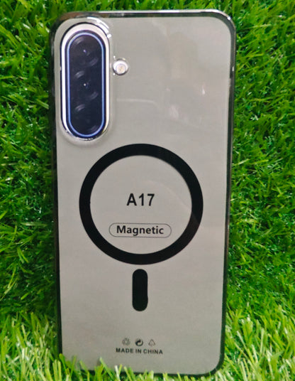 Samsung Galaxy A17 / M17 / F17 / A26 5G Anti Yellow Premium Quality Magsafe Crystal Clear Hard Plastic Back Cover Case - Royal Star