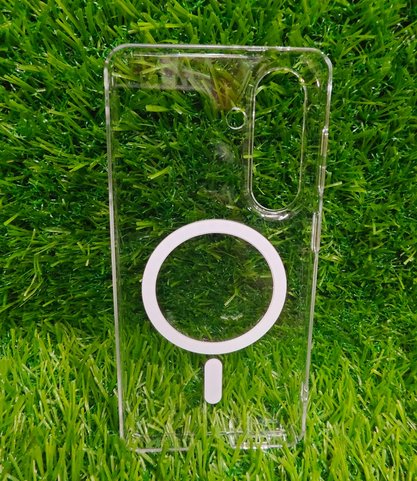 Samsung Galaxy A57 5G Anti Yellow Premium Quality Magsafe Crystal Clear Hard Plastic Back Cover Case - Royal Star