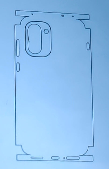 OnePlus 15R 5G Matte & Glossy Finish Back Lamination Membrane Protector - Royal Star