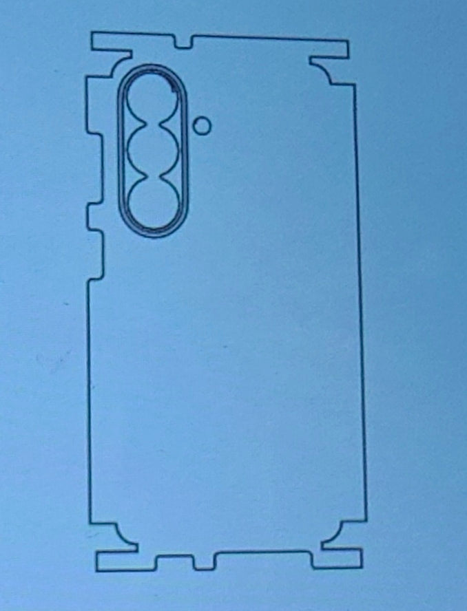 Samsung Galaxy S26 5G Matte & Glossy Finish Back Lamination Membrane Protector - Royal Star