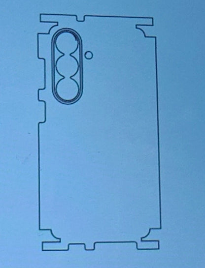 Samsung Galaxy S26 5G Matte & Glossy Finish Back Lamination Membrane Protector - Royal Star