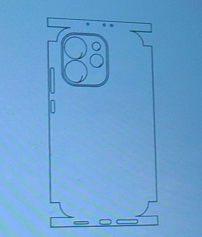 Oppo Reno 15 Pro Mini 5G Matte & Glossy Finish Back Lamination Membrane Protector - Royal Star