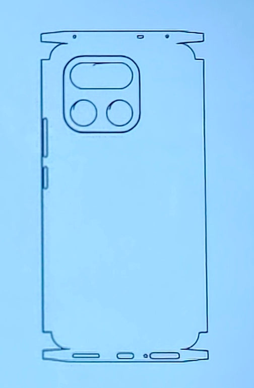Realme 16 Pro Plus 5G Matte & Glossy Finish Back Lamination Membrane Protector - Royal Star
