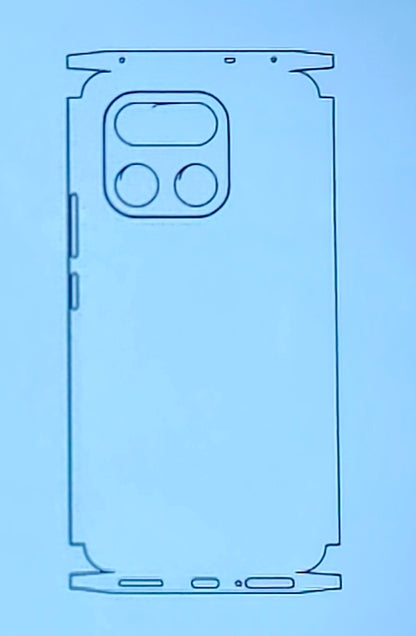 Realme 16 Pro Plus 5G Matte & Glossy Finish Back Lamination Membrane Protector - Royal Star