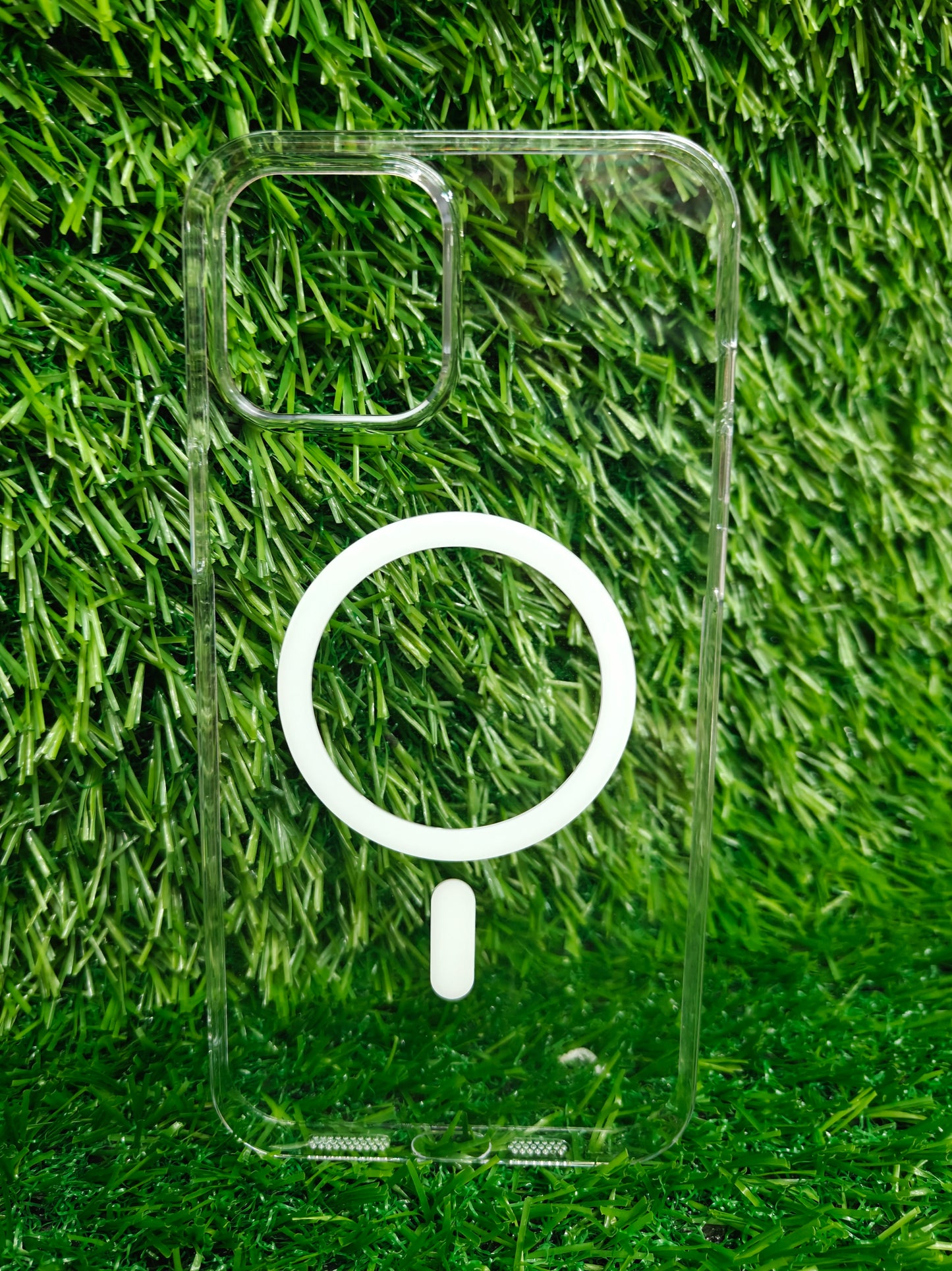 Apple iPhone 12 Pro Max Anti Yellow Premium Quality Magsafe Crystal Clear Hard Plastic Back Cover Case