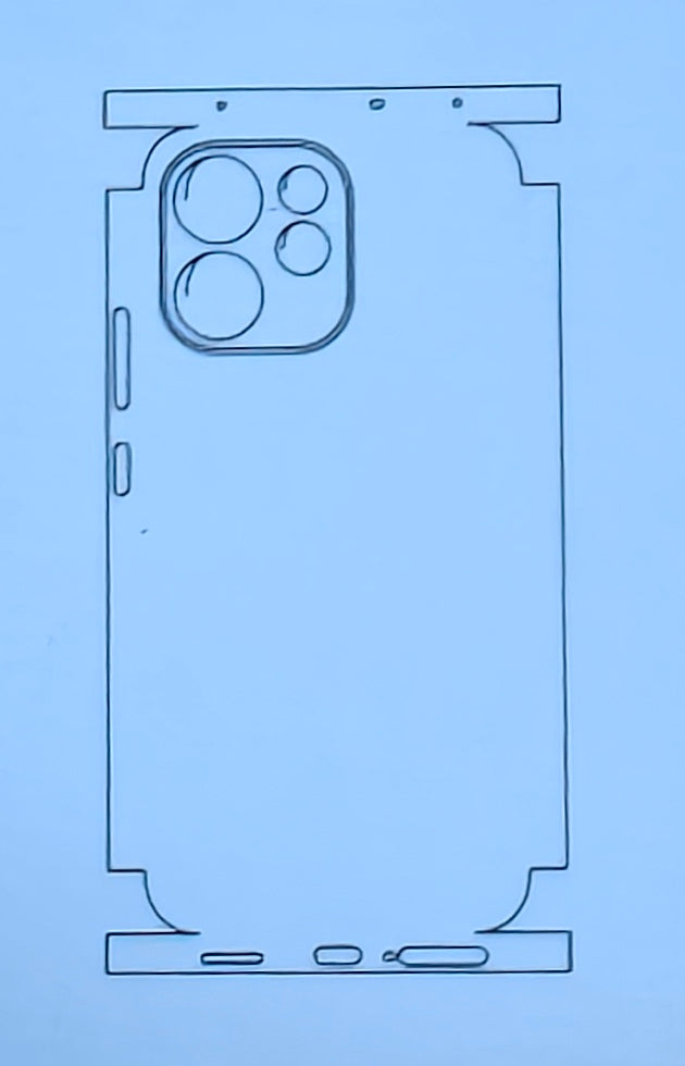 Oppo Reno 15C 5G / Oppo Reno15C 5G Matte & Glossy Finish Back Lamination Membrane Protector
