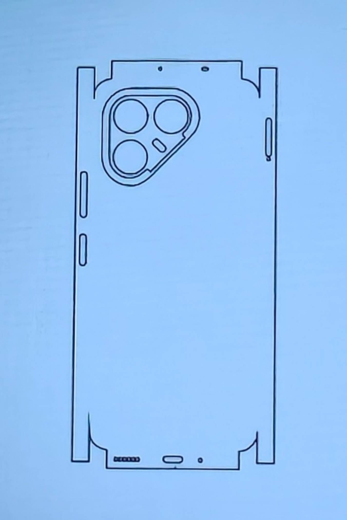 Tecno Pova 7 Pro 5G Matte & Glossy Finish Back Lamination Membrane Protector