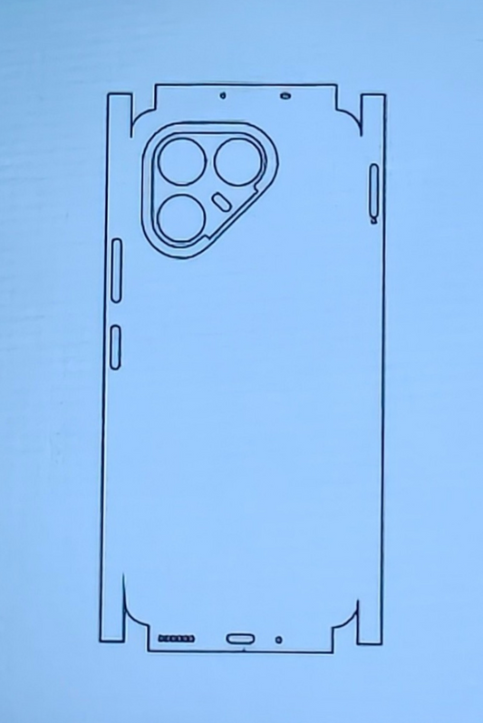 Tecno Pova 7 Pro 5G Matte & Glossy Finish Back Lamination Membrane Protector