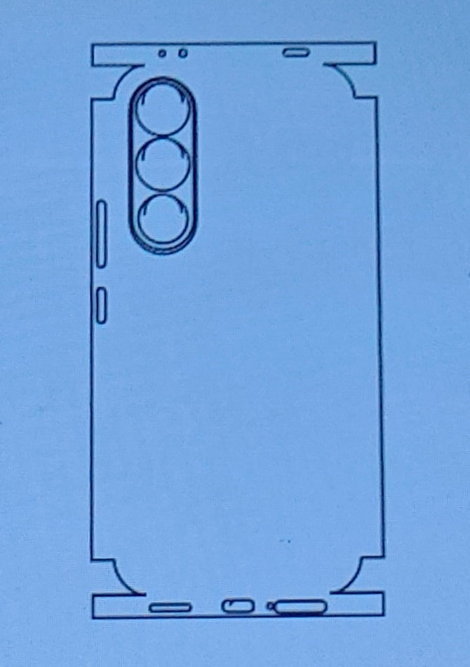 Vivo V70 FE / V70FE 5G Matte & Glossy Finish Back Lamination Membrane Protector