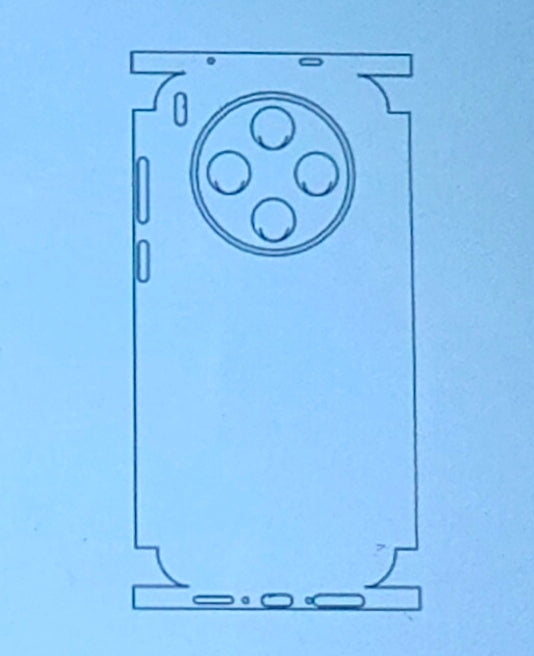 Vivo X300s 5G Matte & Glossy Finish Back Lamination Membrane Protector