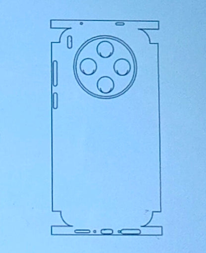 Vivo X300s 5G Matte & Glossy Finish Back Lamination Membrane Protector