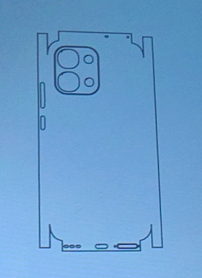 Oppo F33 5G Matte & Glossy Finish Back Lamination Membrane Protector