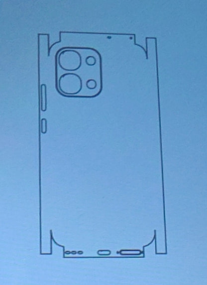 Oppo F33 5G Matte & Glossy Finish Back Lamination Membrane Protector