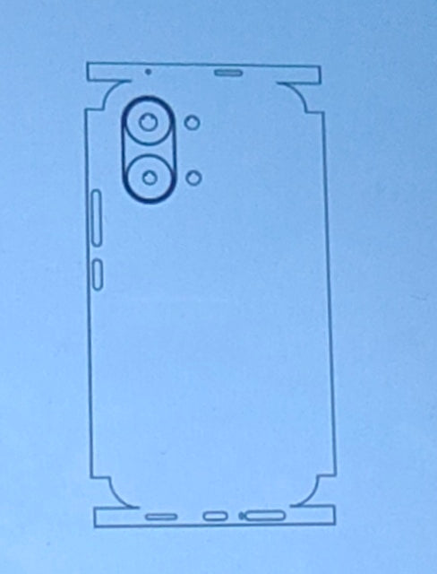 Poco X8 Pro Max 5G Matte & Glossy Finish Back Lamination Membrane Protector