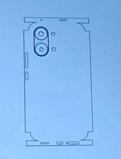 Poco X8 Pro Max 5G Matte & Glossy Finish Back Lamination Membrane Protector