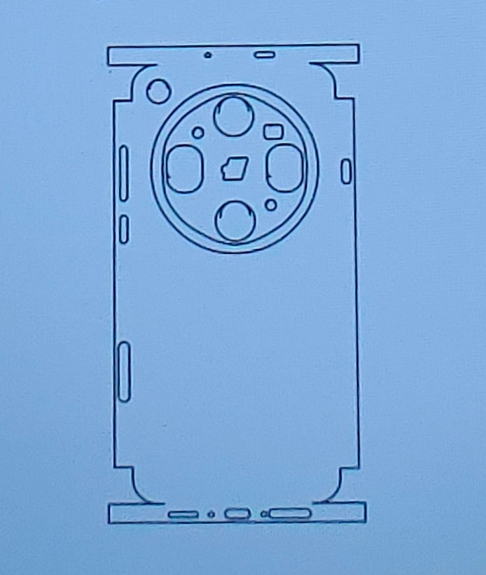 Oppo Find X9 Ultra 5G Matte & Glossy Finish Back Lamination Membrane Protector