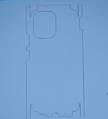 Vivo T5X 5G Matte & Glossy Finish Back Lamination Membrane Protector