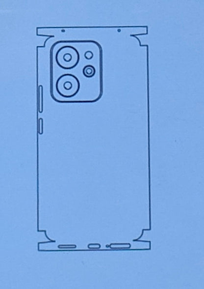 Realme P4 Power 5G Matte & Glossy Finish Back Protector Lamination Membrane Guard