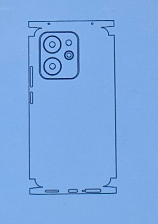 Realme P4 Power 5G Matte & Glossy Finish Back Protector Lamination Membrane Guard