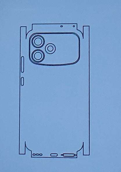 Oppo F33 Pro 5G Matte & Glossy Finish Back Protector Lamination Membrane Guard
