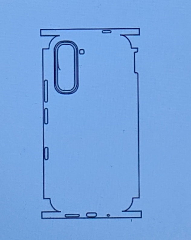 Infinix Hot 70 5G Matte & Glossy Finish Back Protector Lamination Membrane Guard