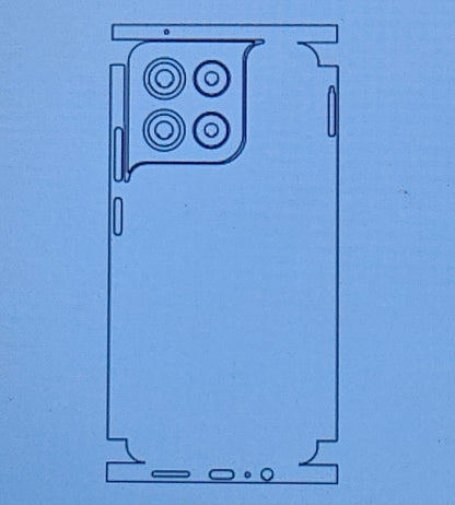 Motorola Moto G67 Power 5G Matte & Glossy Finish Back Protector Lamination Membrane Guard