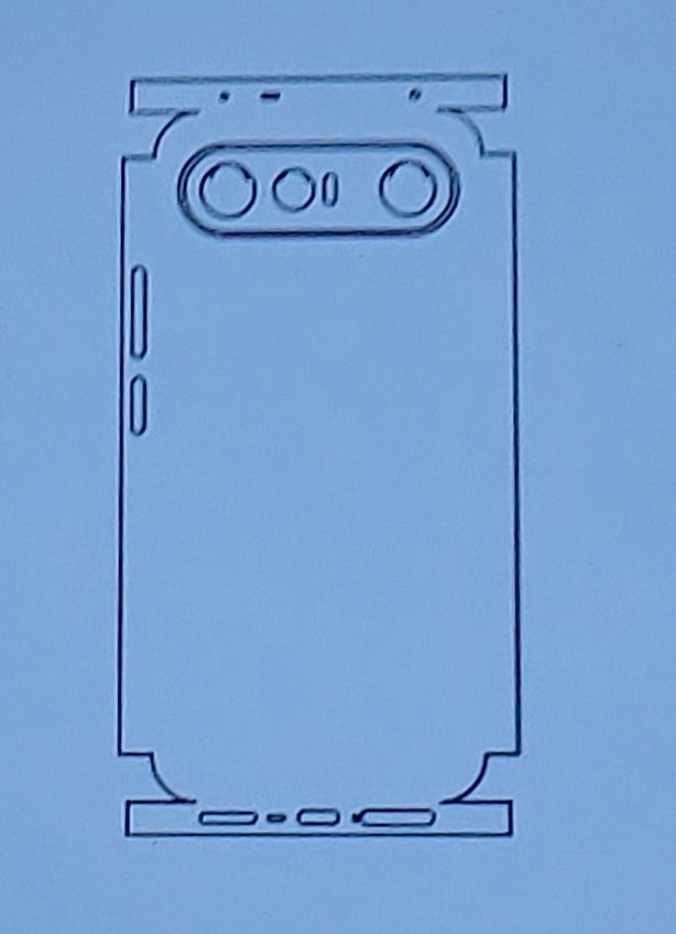 Vivo X300FE / X300 FE 5G Matte & Glossy Finish Back Protector Lamination Membrane Guard