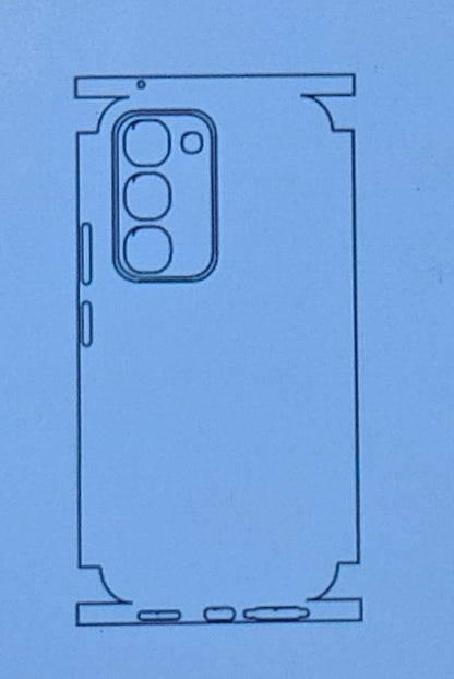 Realme P4R 5G Matte & Glossy Finish Back Protector Lamination Membrane Guard