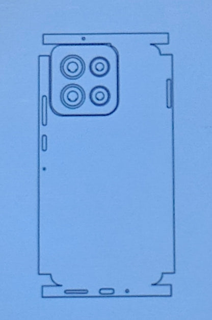 Motorola Moto G86 Power 5G Matte & Glossy Finish Back Protector Lamination Membrane Guard