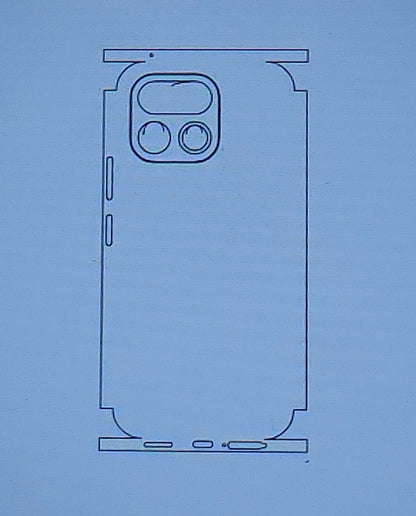 Realme 16T 5G / Realme16T 5G Matte & Glossy Finish Back Protector Lamination Membrane Guard