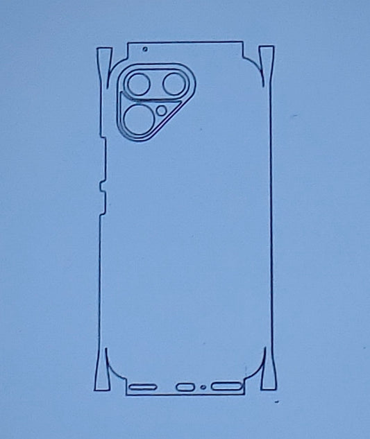Tecno Pova Curve 2 5G / Curve2 5G Matte & Glossy Finish Back Lamination Membrane Protector + Camera Lens Ring