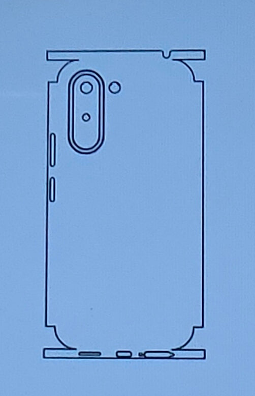 OnePlus N6X 5G Matte & Glossy Finish Back Protector Lamination Membrane Guard